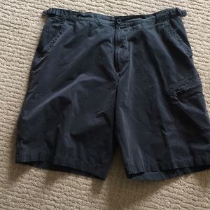 Black Utility Shorts